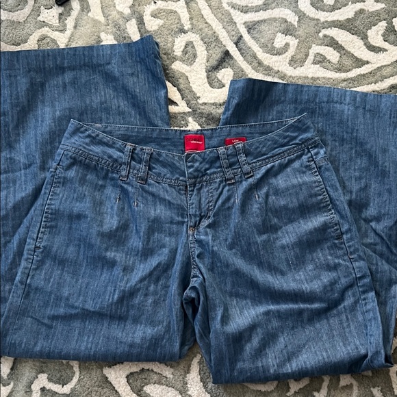 Low rise wide leg denim - Picture 3 of 8